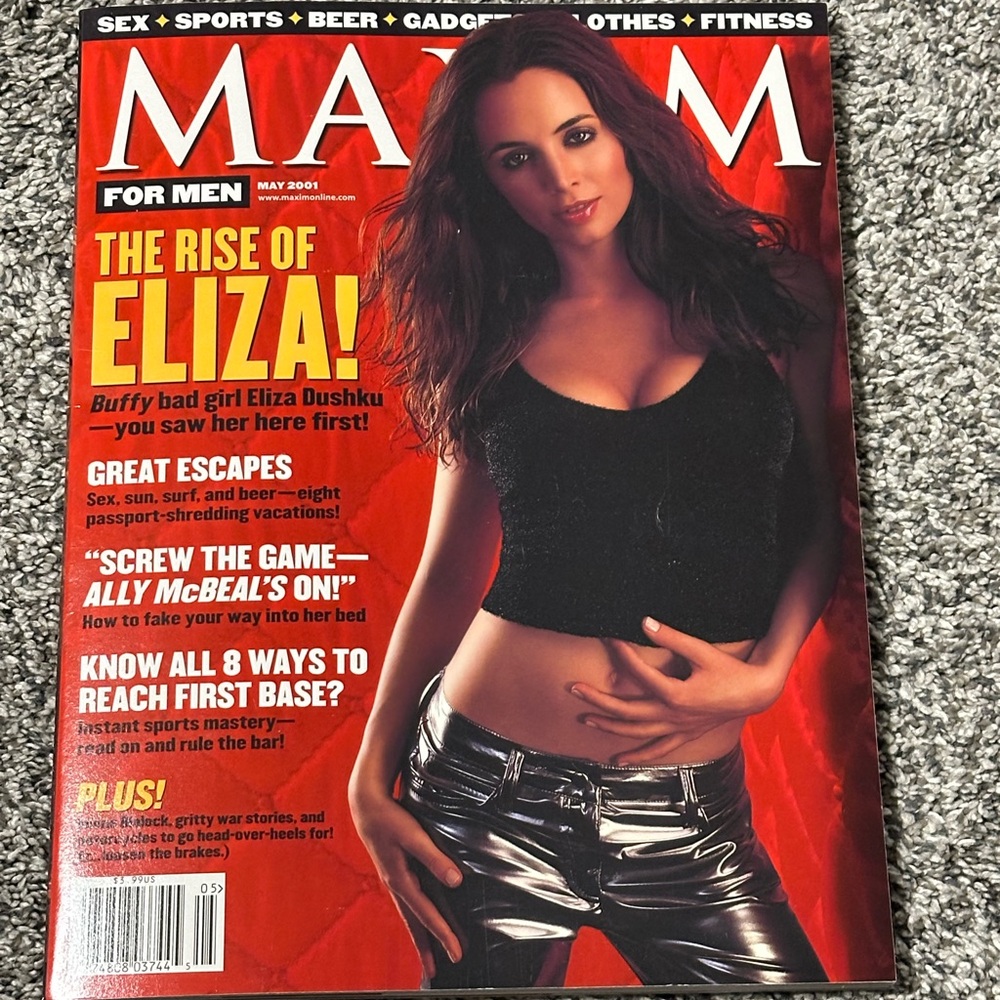 Maxim For Men Eliza Dushku Magazine May 2001